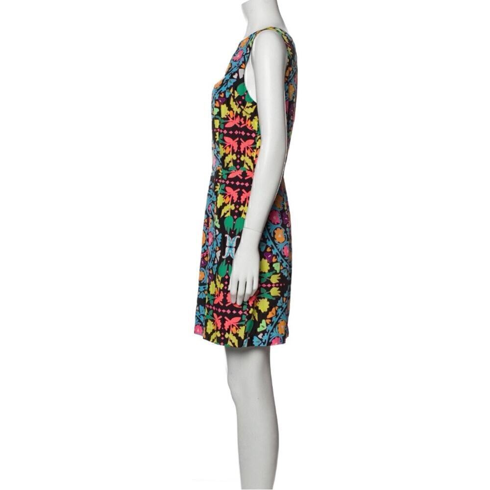 NWT Mara Hoffman Dress Size 8 Suzani Neon Geometric Print Cutout Colorful Beach - Picture 7 of 11